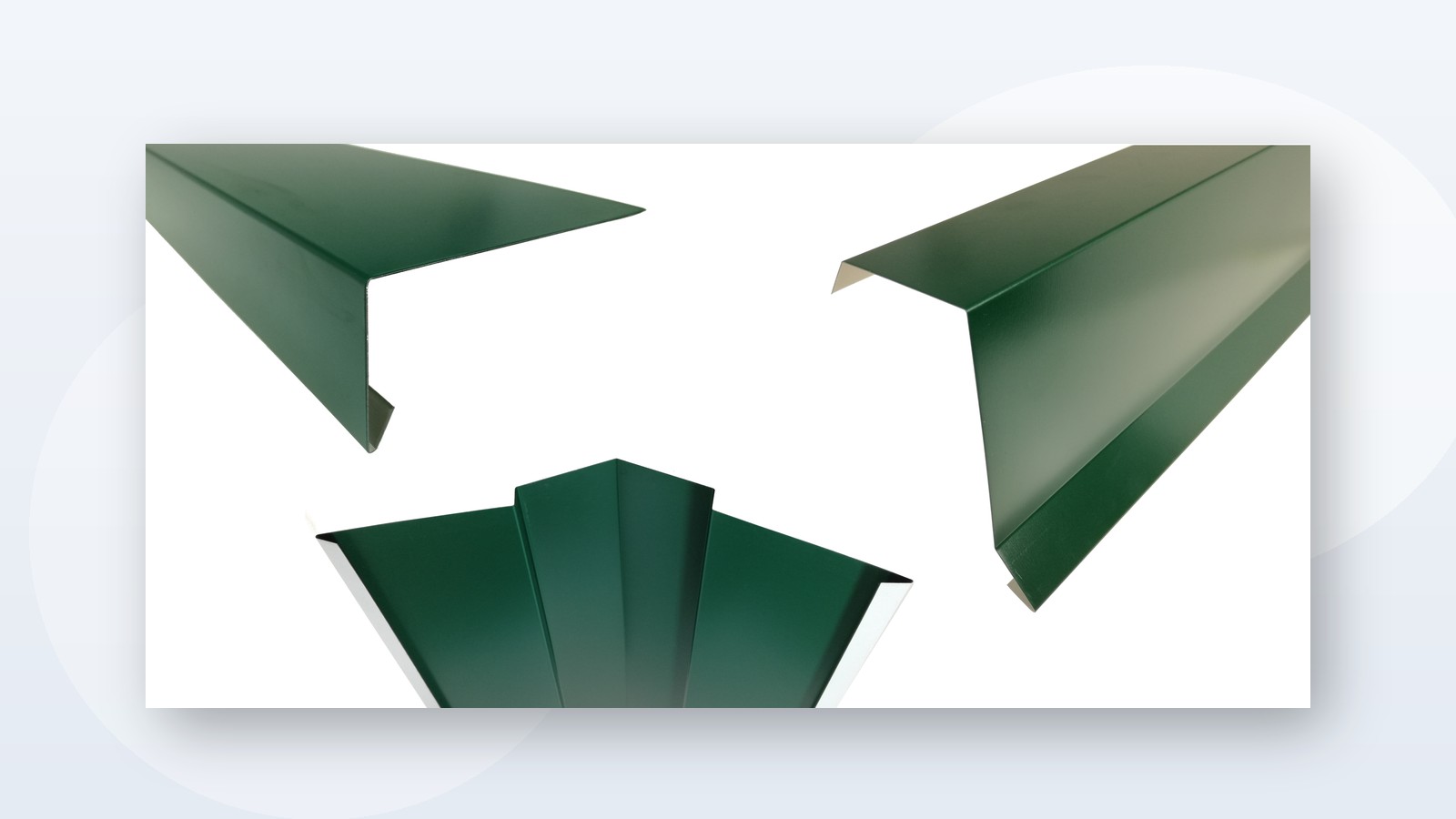 Obróbki blacharskie dachu - pas nadrynnowy, wiatrownica i opierzenia na wymiar